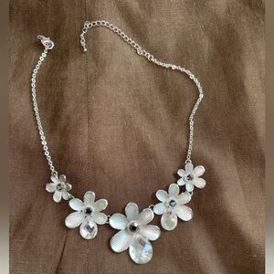 Vintage Silver Necklace & Earring Set